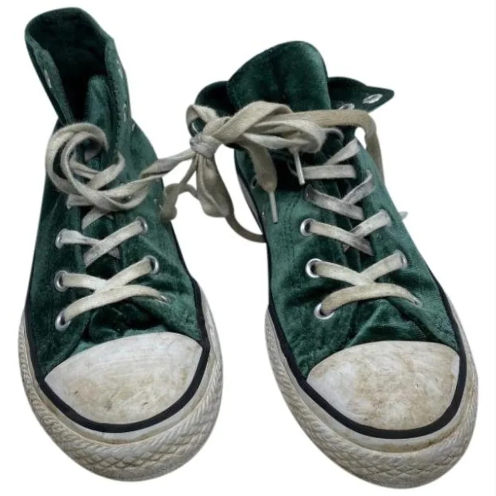 CONVERSE Sneakers White Green Junior Size 2
